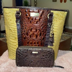 Beautiful Brahmin purse and matching wallet